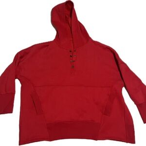 Men's Red Hooded Sweater